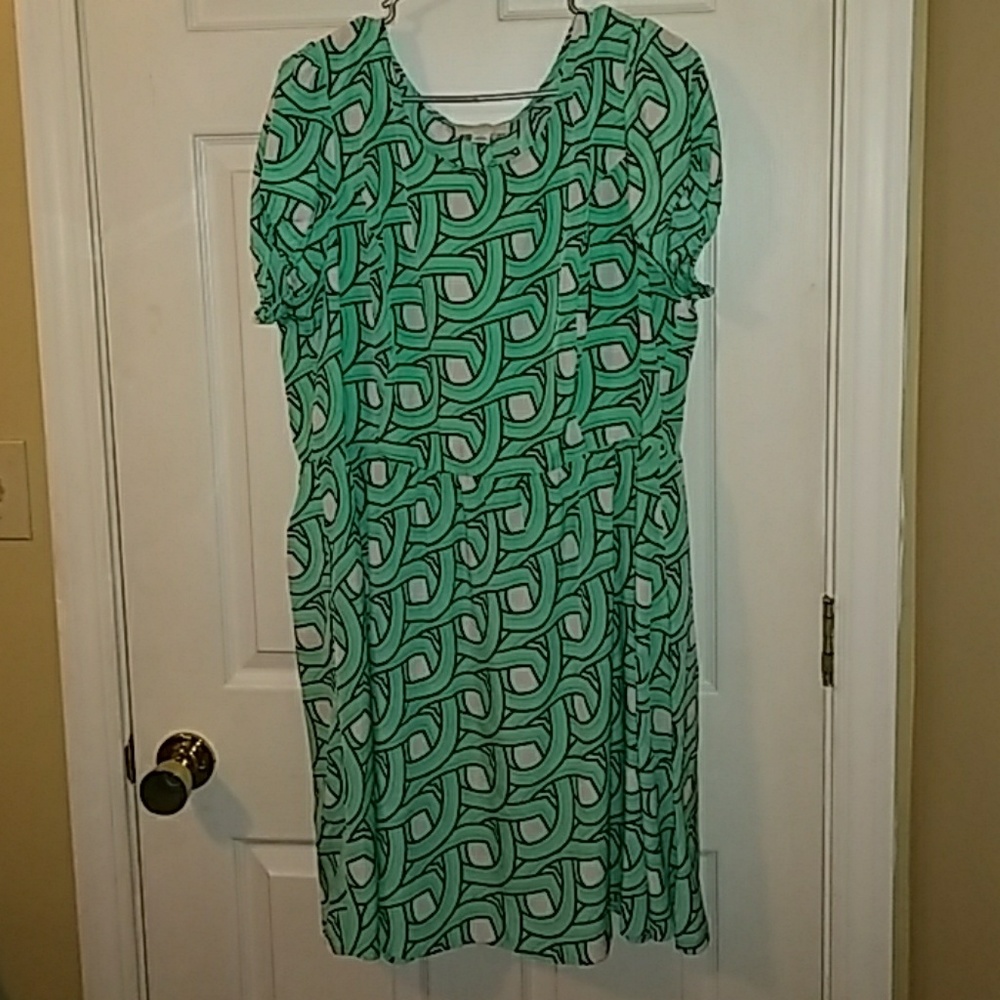 Mint and white dress - Forever 21